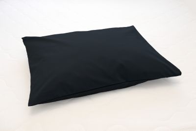 Puuvilla padjapüür Must ühevärviline 50x60